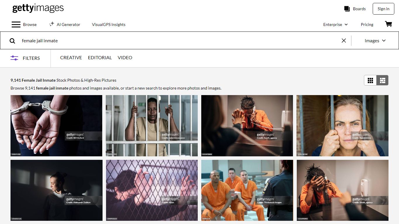 9,119 Female Jail Inmate Stock Photos & High-Res Pictures